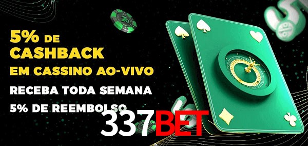 Promoções do cassino ao Vivo 337bet